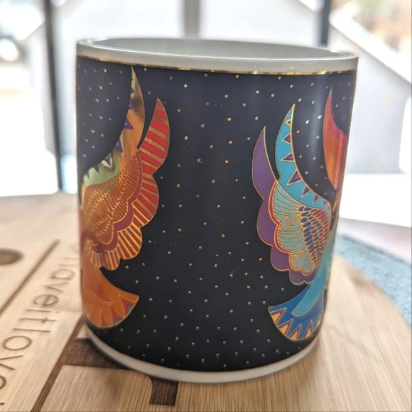 Night Birds 1991 Vintage Laurel Burch Mug - Picture 4 of 13